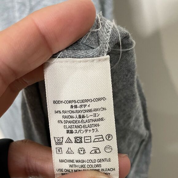 Free People OB590450 Amelia Y-Strap Sleeveless Tank Top in Grey - Picture 8 of 9